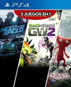 Comprar Plants vs. Zombies Garden Warfare 2 + Need for Speed* + Unravel para PS4 - PSNCLICK Digitales Latinoamérica